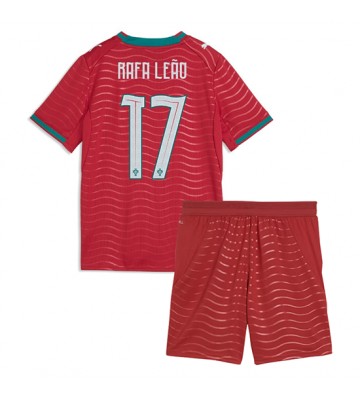 Portugal Rafael Leao #17 Hemmaställ Barn VM 2026 Kortärmad (+ Korta byxor)